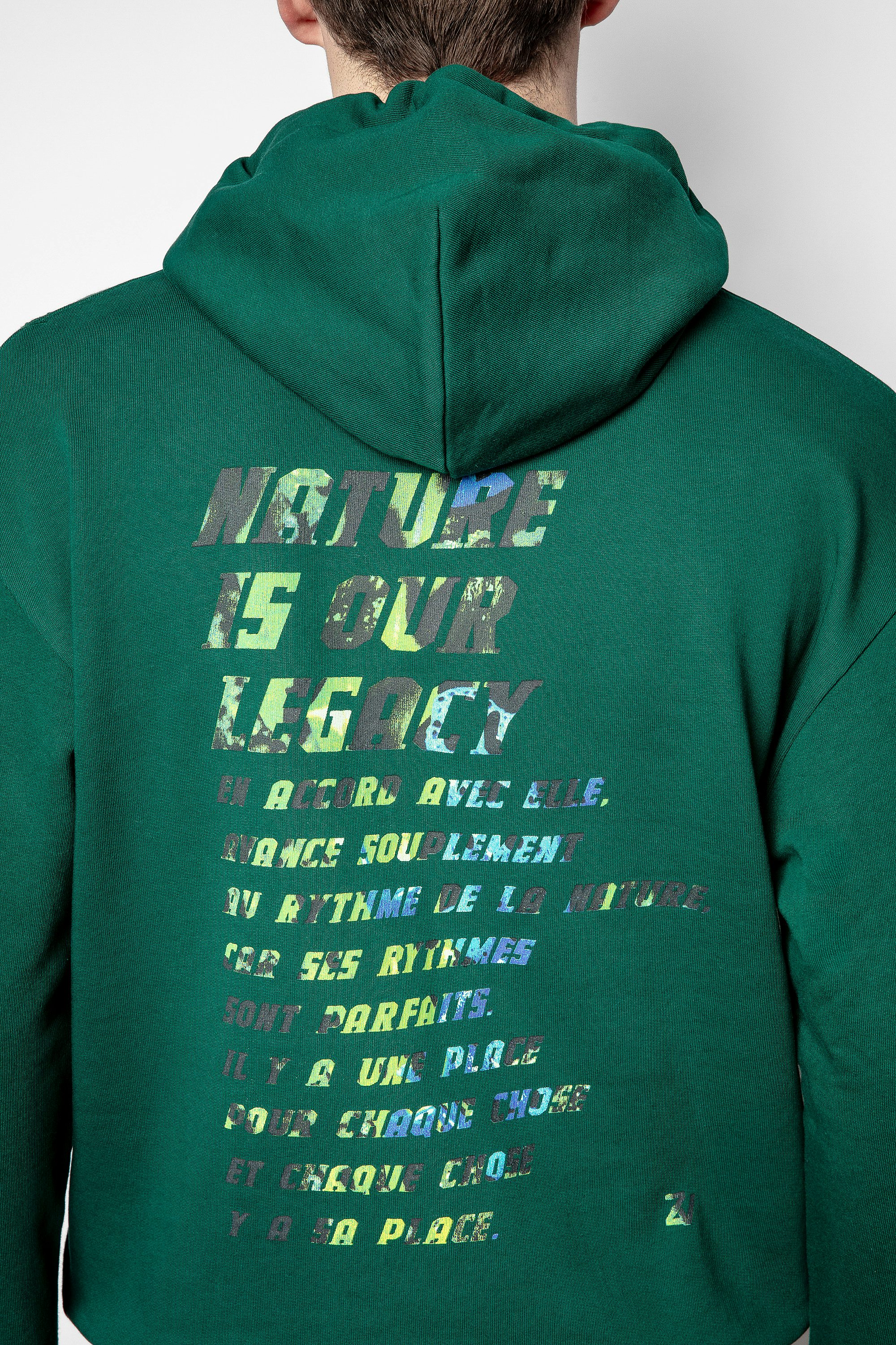 Felpa Storm - Felpa verde da uomo